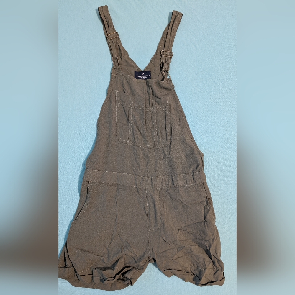 American Eagle Outfitters Olive Green Shortalls overalls